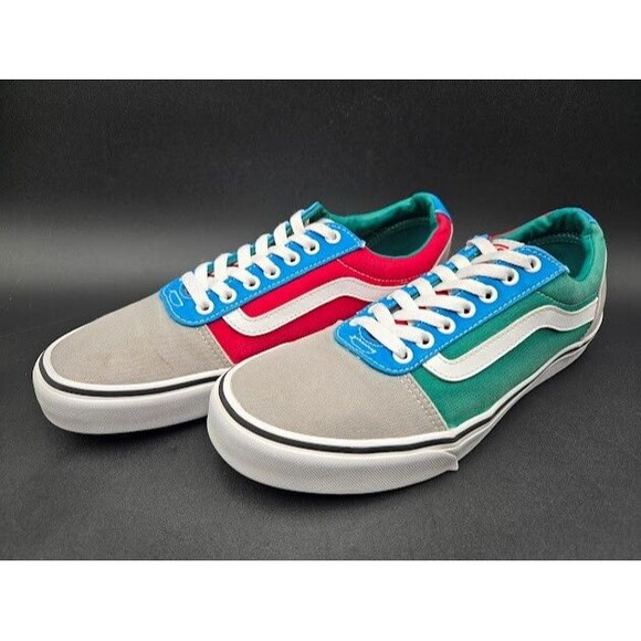 VANS Other - Vans Shoes Mens Size 10 Rally Drizzle Colorblock Low Top Sneakers Ward